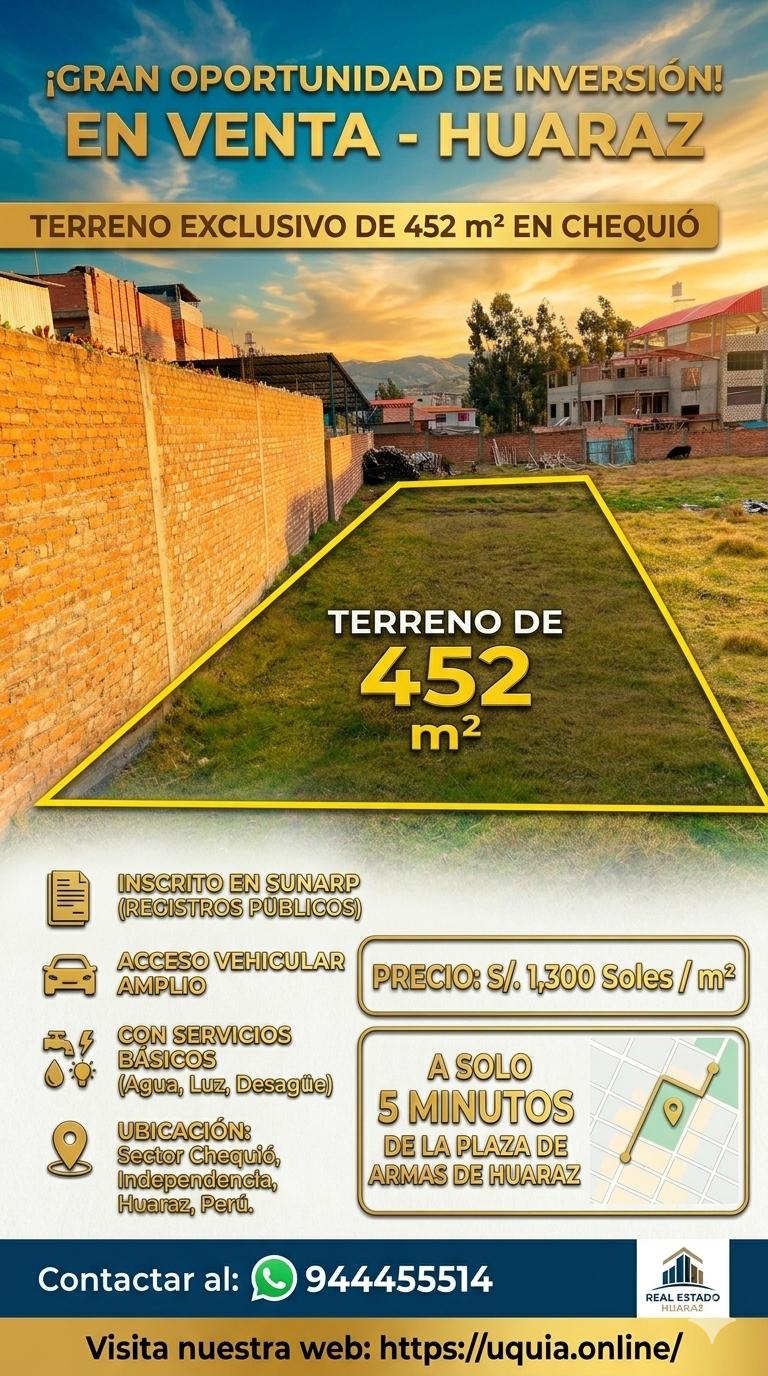 Publicidad Terreno Chequio