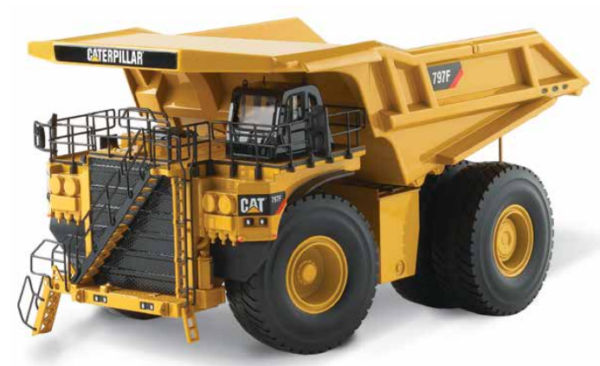 CAT 797F MINING TRUCK 1:50 SCALE